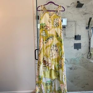 Anthropologie Silk Butterfly Wing dress